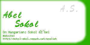 abel sokol business card
